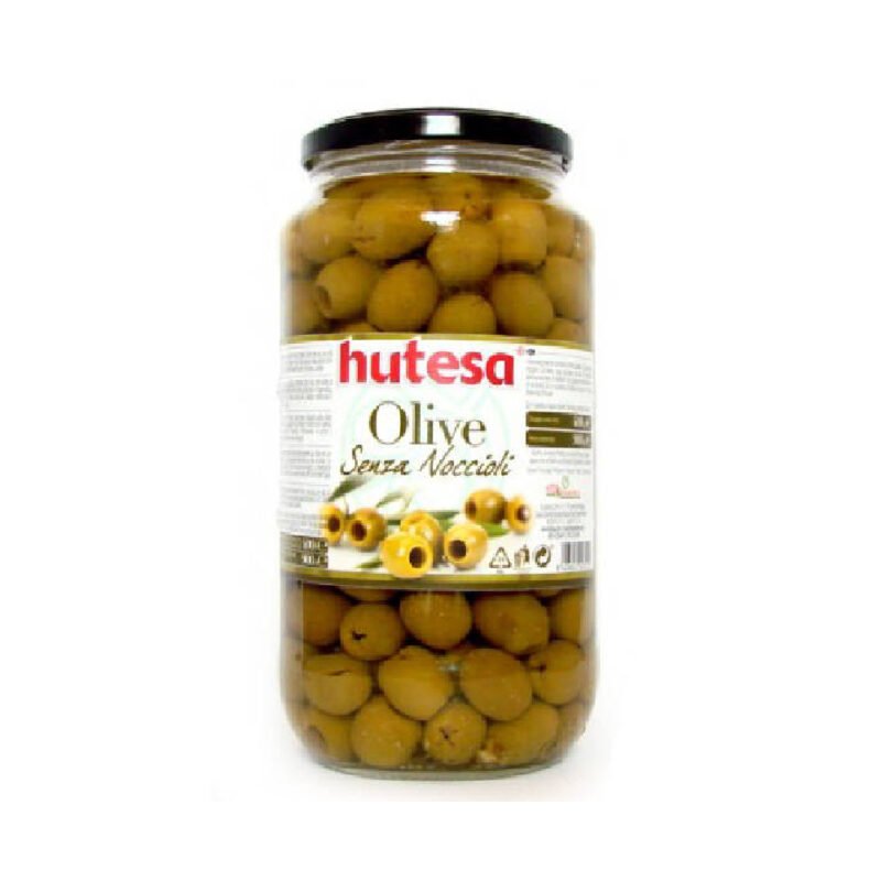 Оливки зелені без кісточки Hutesa 350 г