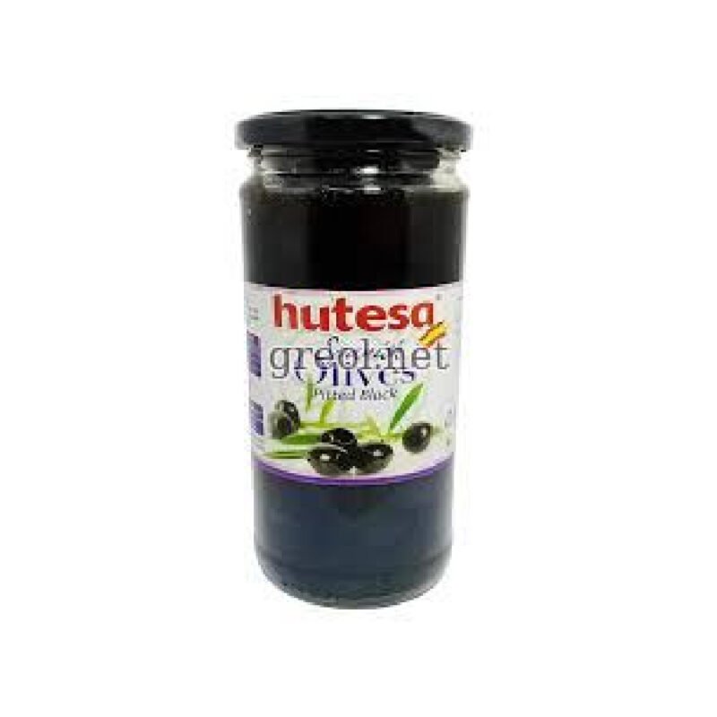 Оливки чорні без кісточки Hutesa 350 г