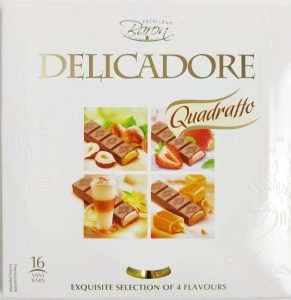 Шоколад Delicadore Quadratto 200г