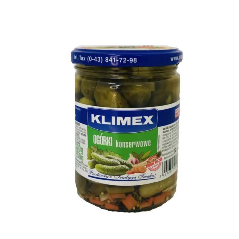 Огірок консервований Klimex 840/450г