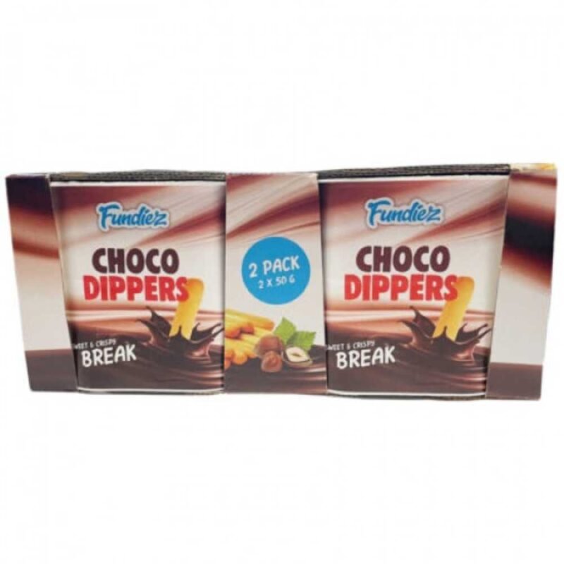 Бісквітні палички з кремом какао CHOCO DIPPERS 2х50г = 100г
