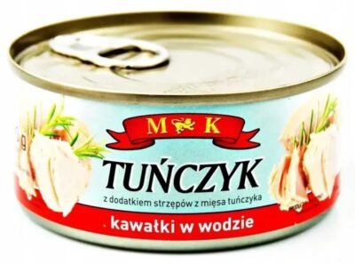 Тунець Шматочками у власному соку Tunczyk Kawalki w Wodzie M&K 170 г